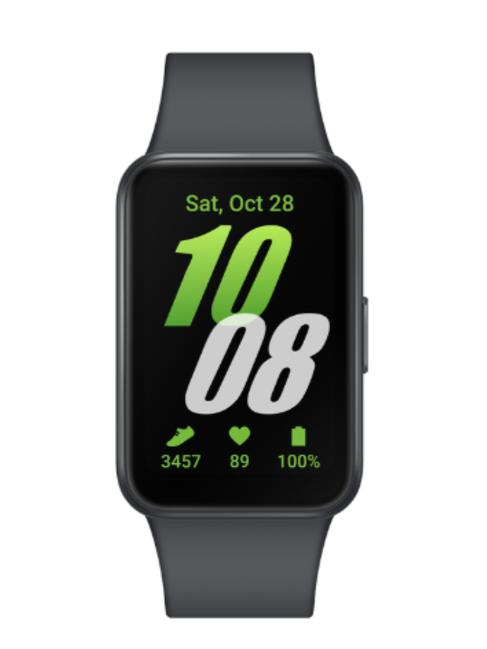 Смарт часы Samsung Galaxy Fit 3, фитнес браслет, R390, графит — фото 1