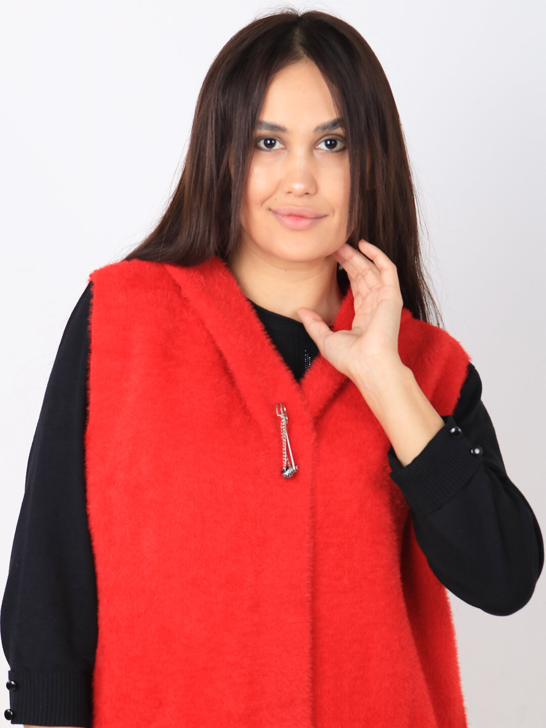 Жилет спортивный , размер One Size, красный — фото 1