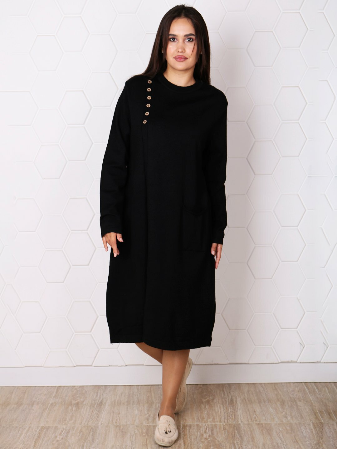 Туника, размер One Size, черный — фото 1