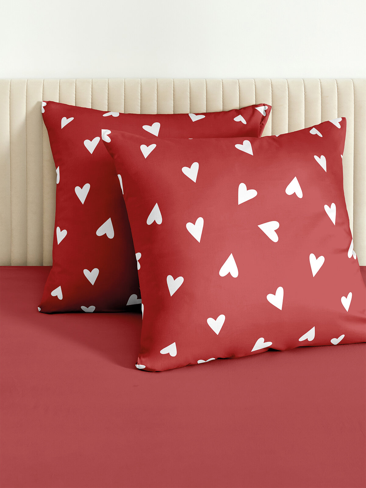 Комплект наволочек 70х70 (2 шт.) Перкаль Cozy Home Amore red
