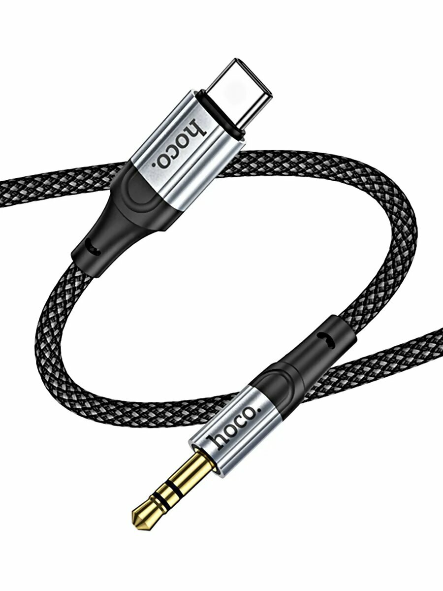 Аудио кабель HOCO AUX 3,5 для Android (Type-C) аукс, для машины, смартфона, планшета, наушников, колонок — фото 1