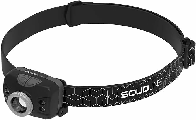 Светодиодный налобный фонарь LED LENSER Solidline SH5 аккумуляторный двойной источник питания