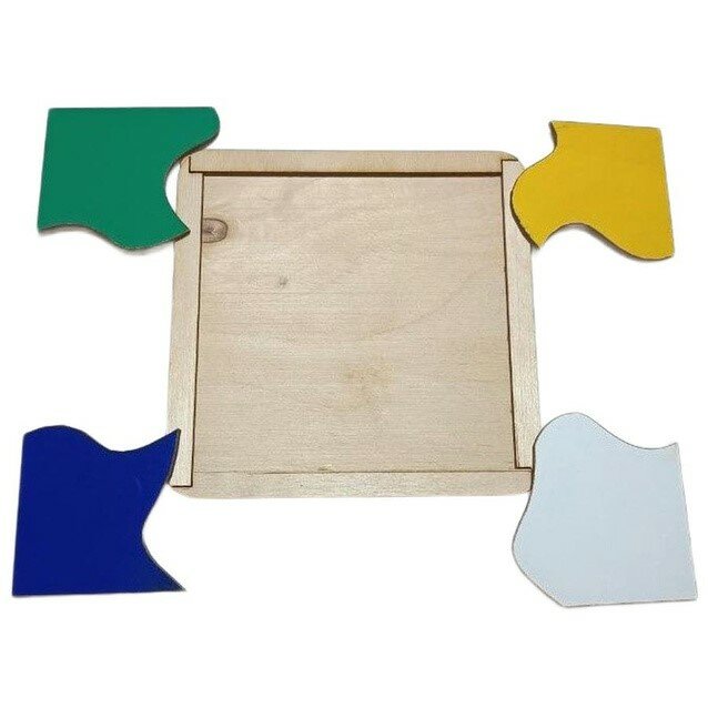 Головоломка "Квадрат" 4 детали — фото 1