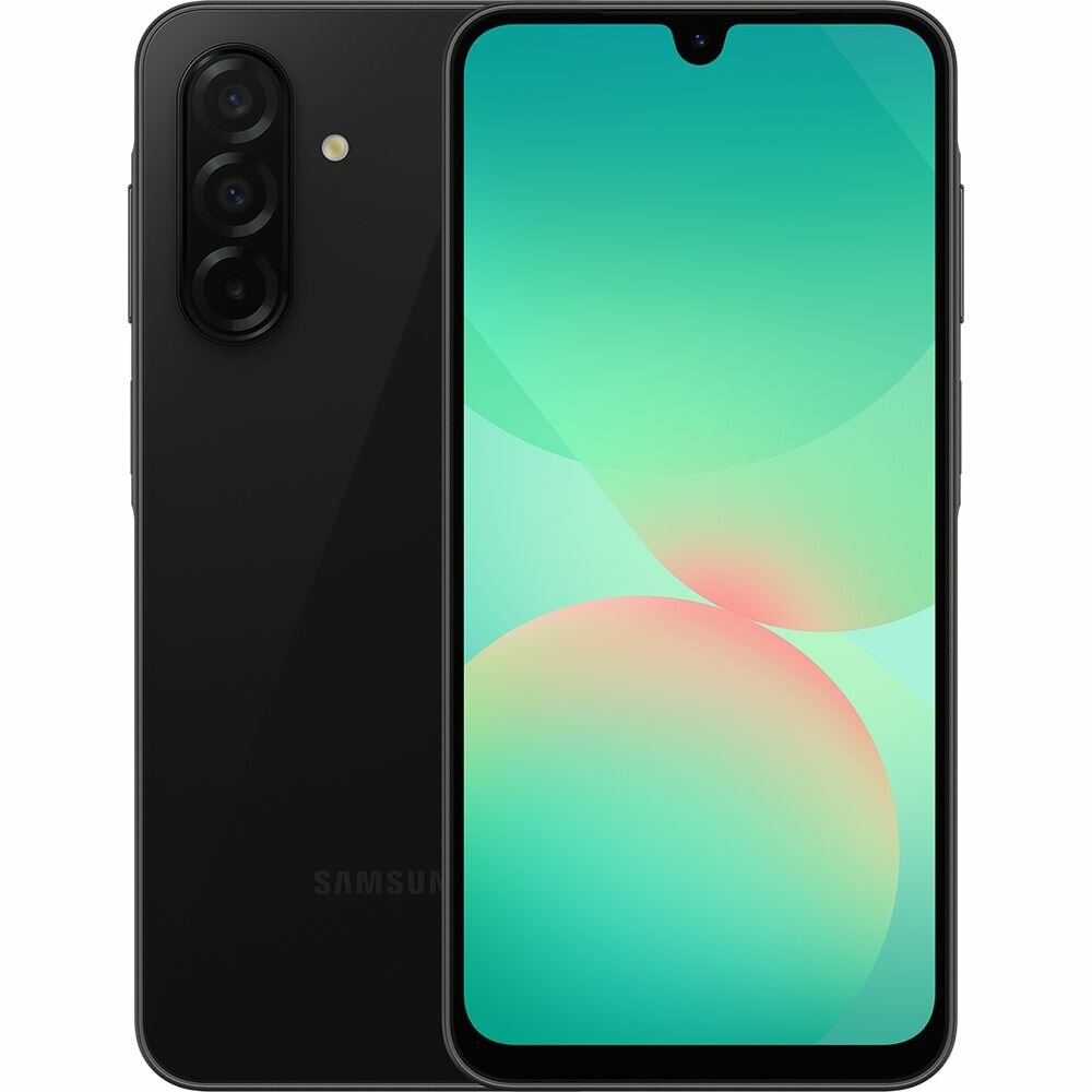 Смартфон Samsung Galaxy A26, 6.7", 6/128ГБ, NFC, камера 50МП, экран 120Гц, черный
