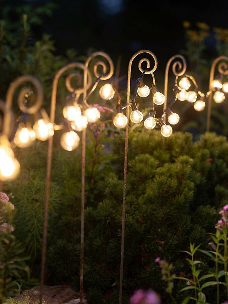 Опора держатель Улитка 100 см для растений из металлического прута 6 мм