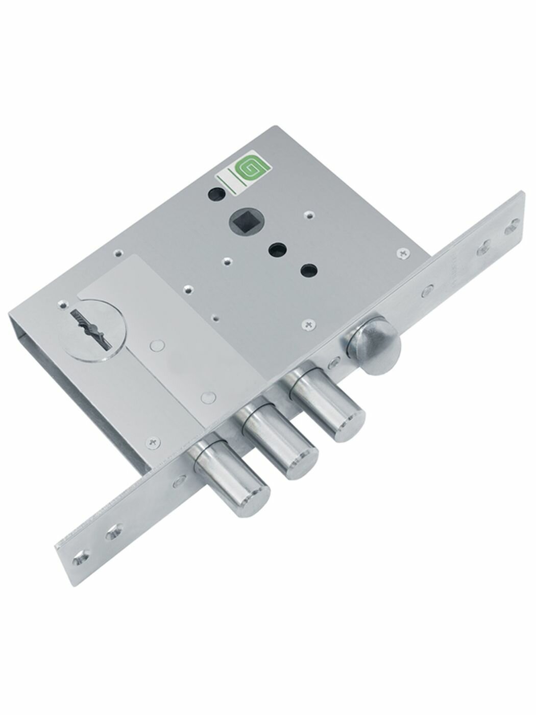 Замок Guardian (Гардиан) врезной сувальдный с защёлкой ЗВ 50.11 4 кл. (длинный кл. 59 мм) /123:004/