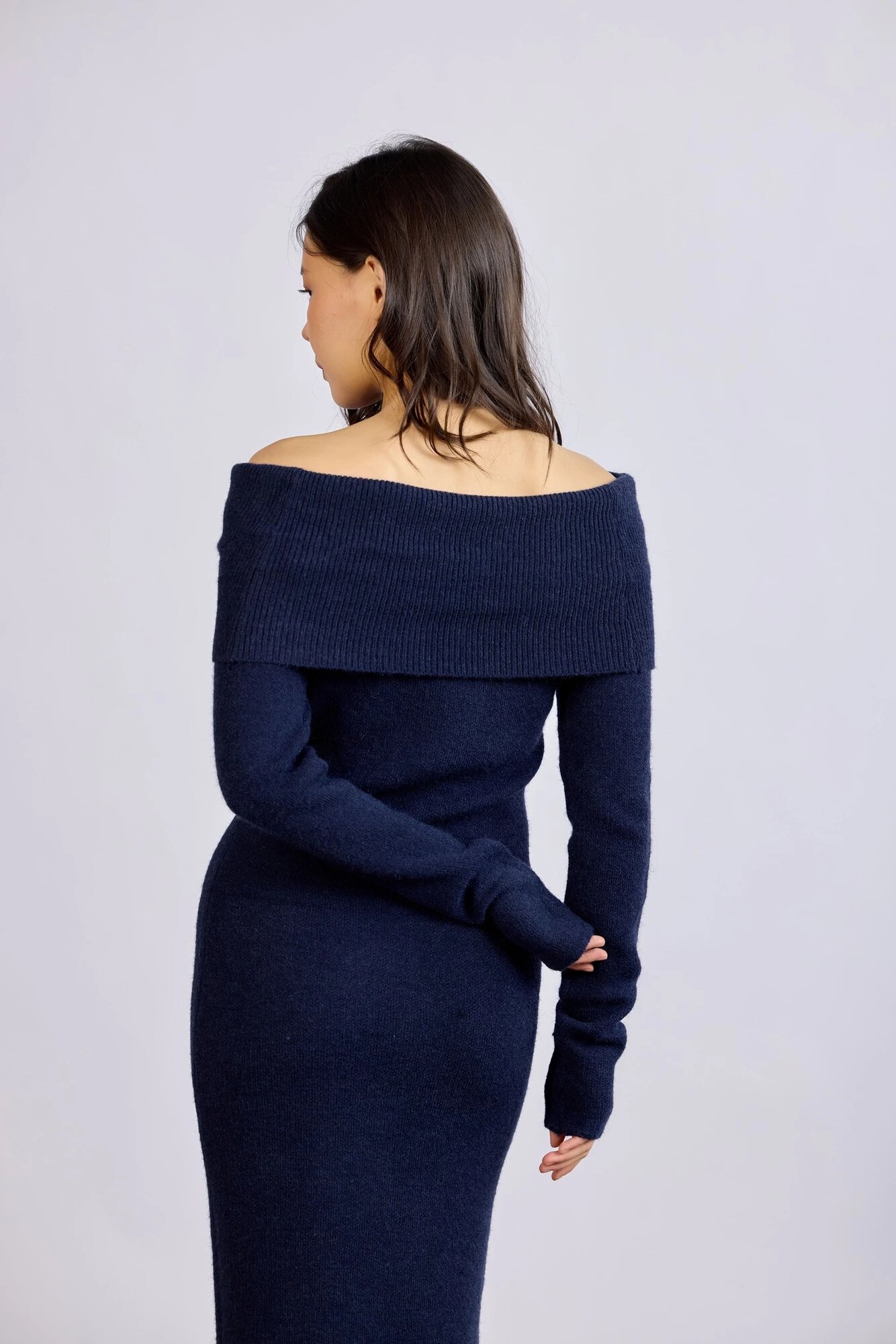 Платье Selfie, размер M, темно-синий — фото 1