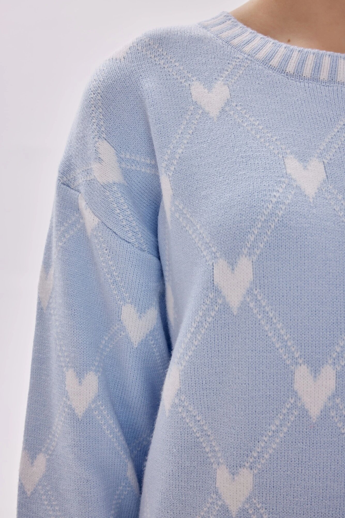 Свитер Selfie, размер XS, , синий — фото 1