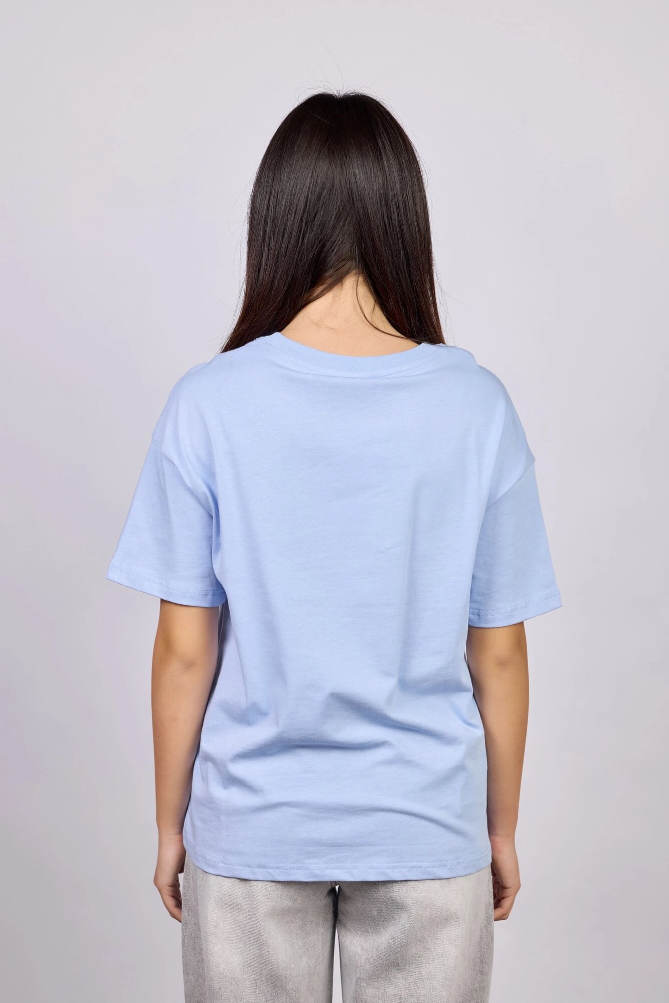 Футболка Selfie, размер S, голубой — фото 1