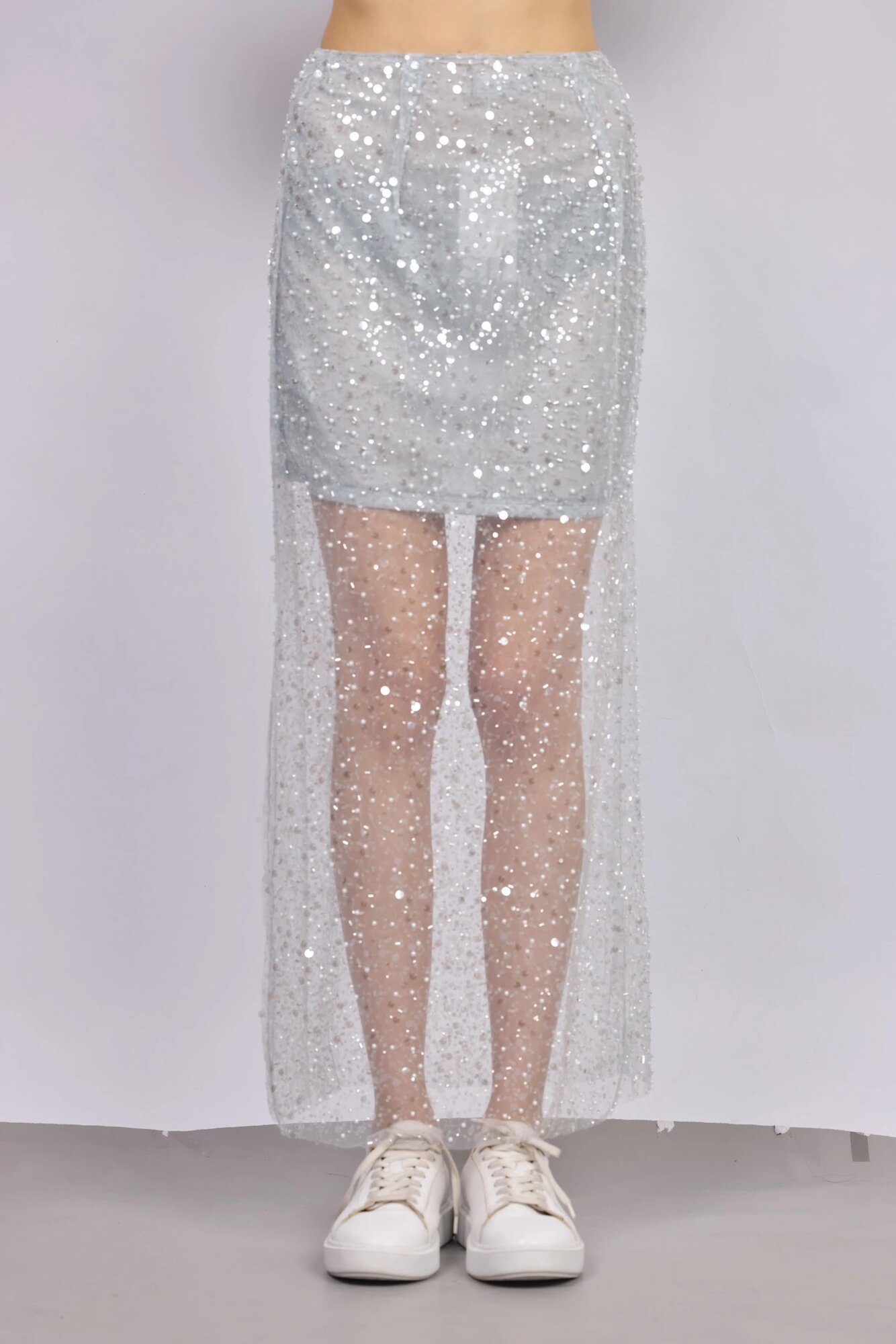 Юбка Selfie, размер L, серый — фото 1