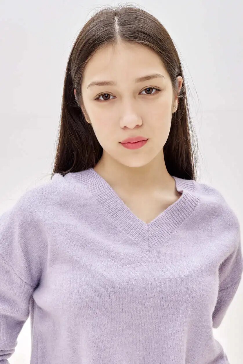 Свитер Selfie, размер S, , фиолетовый — фото 1