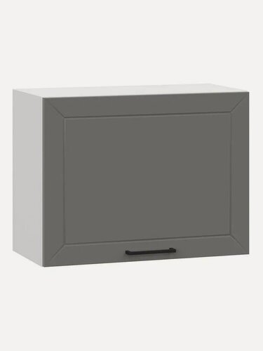 Изображение товара Кухонный модуль навесной, шкаф Сектор с полками, 60х29.6х45.6 см, Белый / Грей