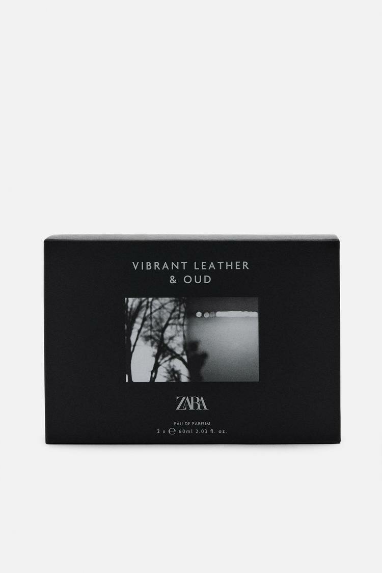 Парфюмерная вода для мужчин ZARA Vibrant Leather 60 мл + Vibrant Leather Oud, 60 мл — фото 1