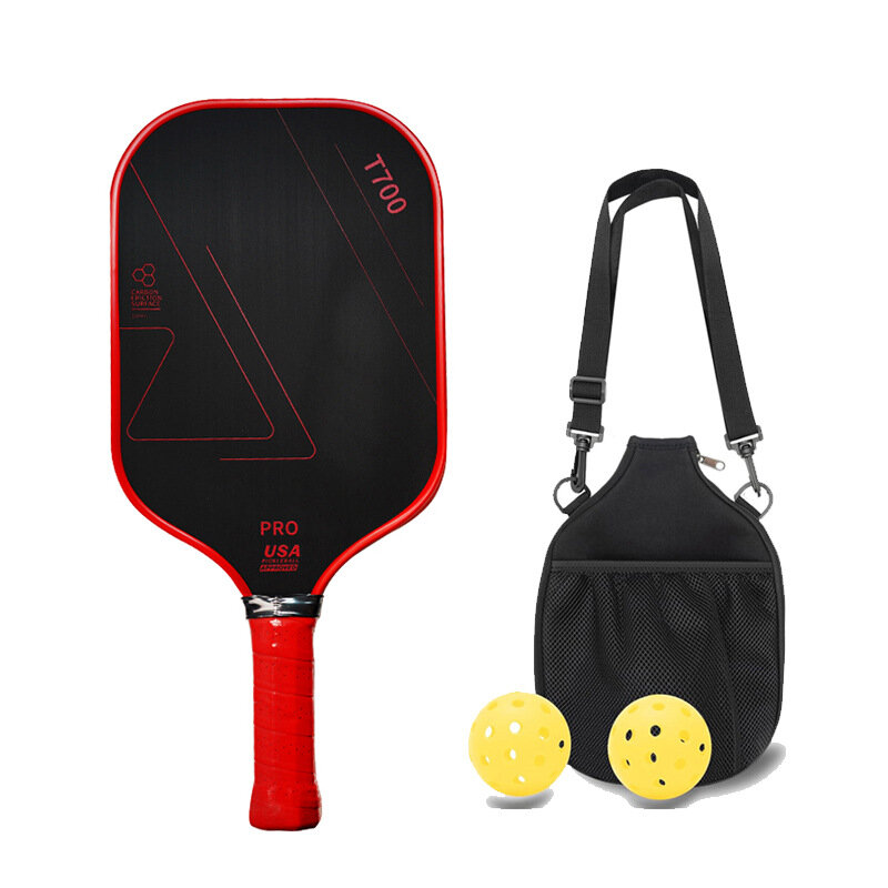 Ракетка Pickleballpaddie16, ткань с рисунком, углеродное волокно, взрывоопасный зеленый, индивидуальный красный костюм
