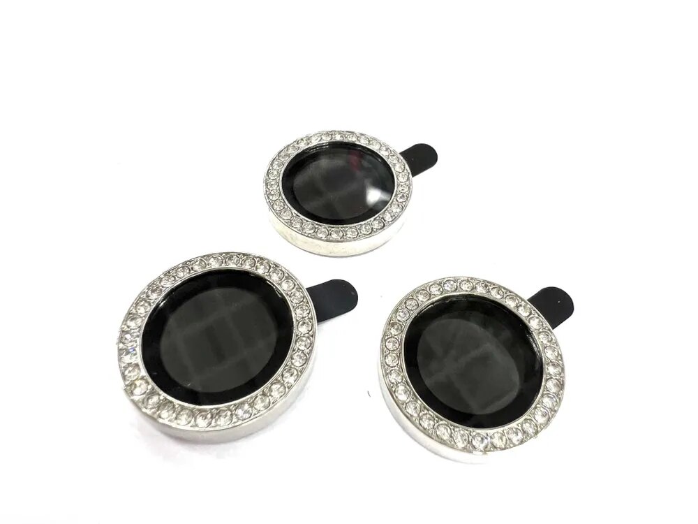 Защитное стекло для камеры, с блестящими камнями, iPhone 12 PRO MAX — фото 1