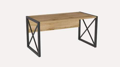 Изображение товара Рабочий стол Калифорния мебель "Ньют", ЛДСП, дуб вотан, универсальный угол