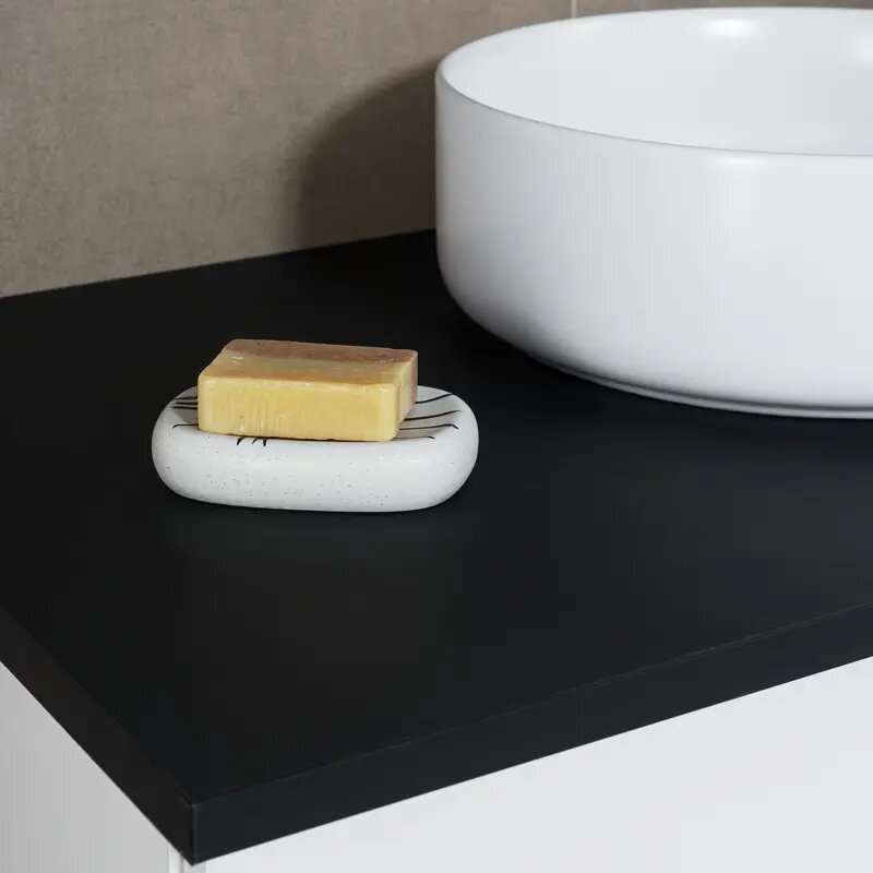 Мыльница Verran Magic керамика цвет белый — фото 1