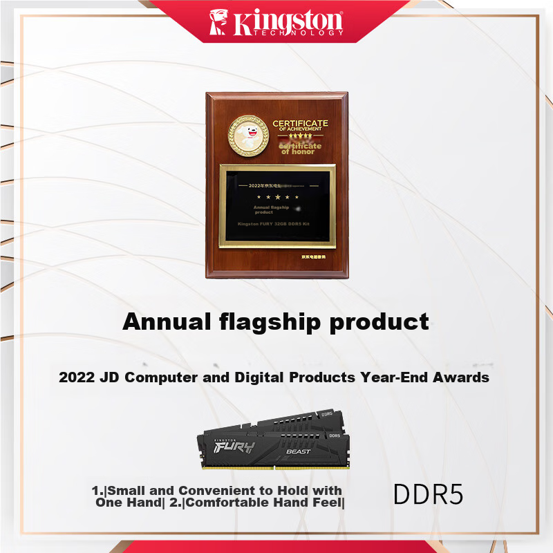 Kingston FURY 32GB (16G×2) Kit, DDR5 5600, Desktop Memory Module