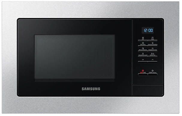 Микроволновая печь Samsung MG20A7013AT/BW, нержавеющая сталь, 48 авторецептов