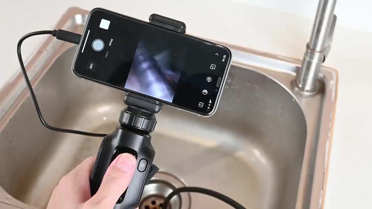 Эндоскоп с 360 вращающейся видеокамерой, 7.9 мм, водонепроницаемость IP67, совместим с iOS и Android. — фото 1