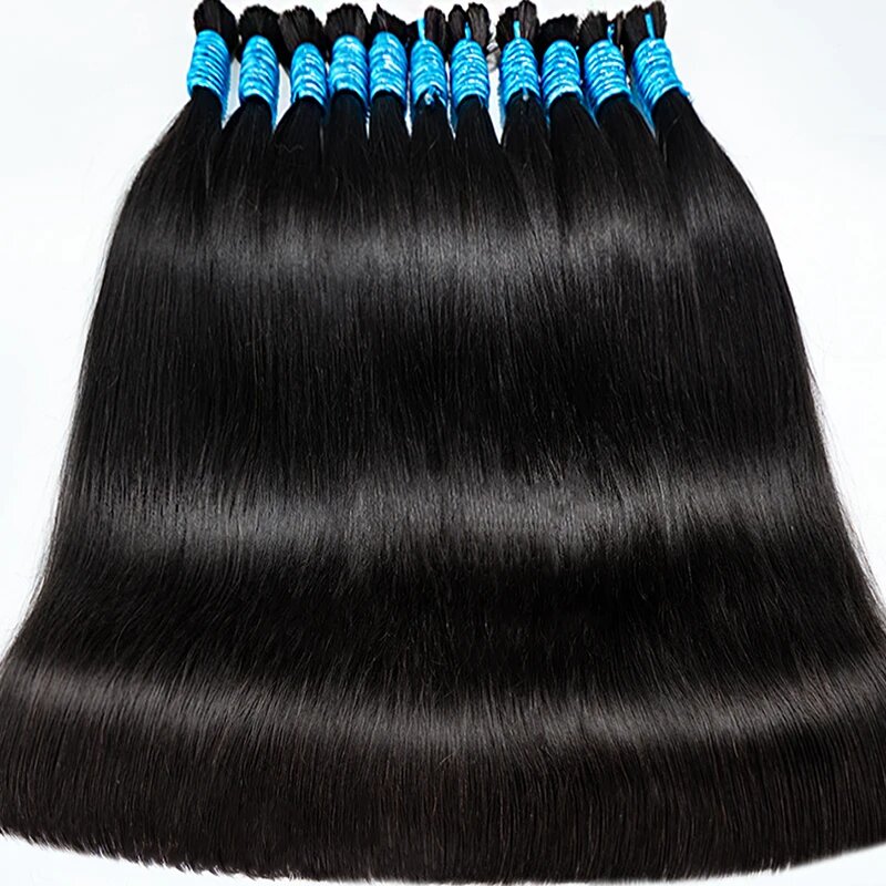 Натуральные волосы Shinehair для плетения 100г, black straight, 22inches 55CM, 100g, > = 35%