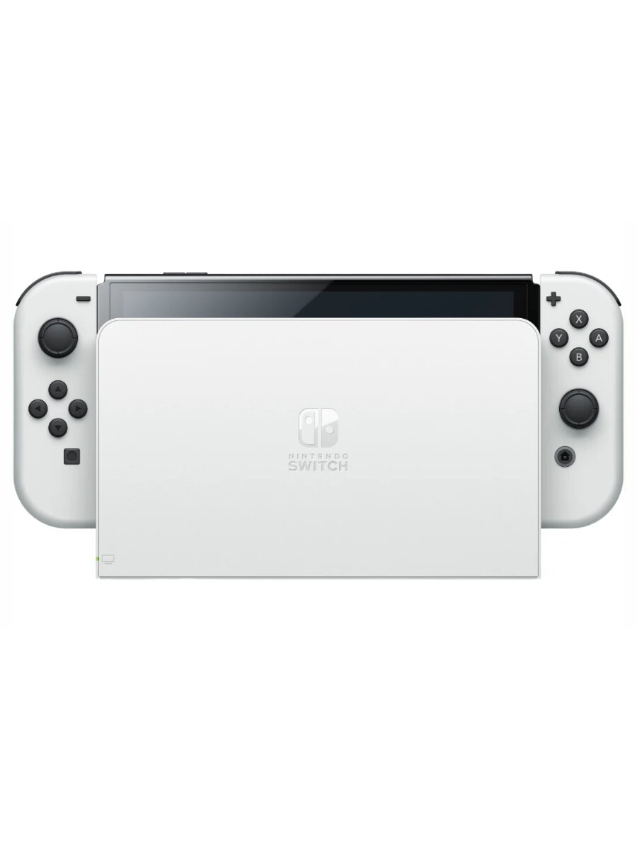 Игровая портативная приставка Nintendo Switch OLED, 64GB, White — фото 1