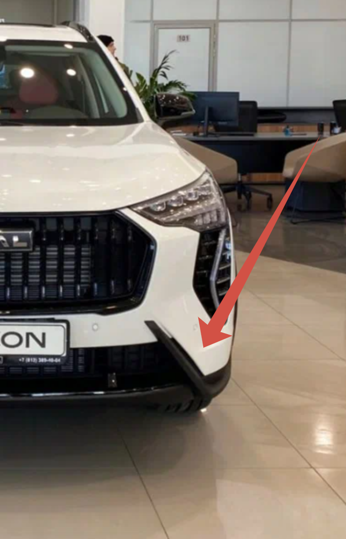 Haval Jolion накладка переднего бампера левая нижняя (клык) 2803102XST13B