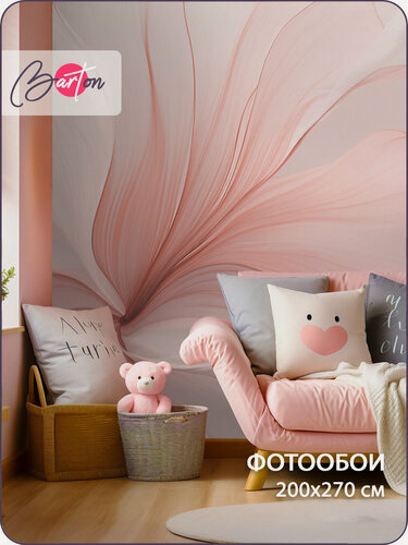 Изображение товара Фотообои на стену флизелиновые 3d Абстракция Цветы 200х270 см Bartonwall M240-P