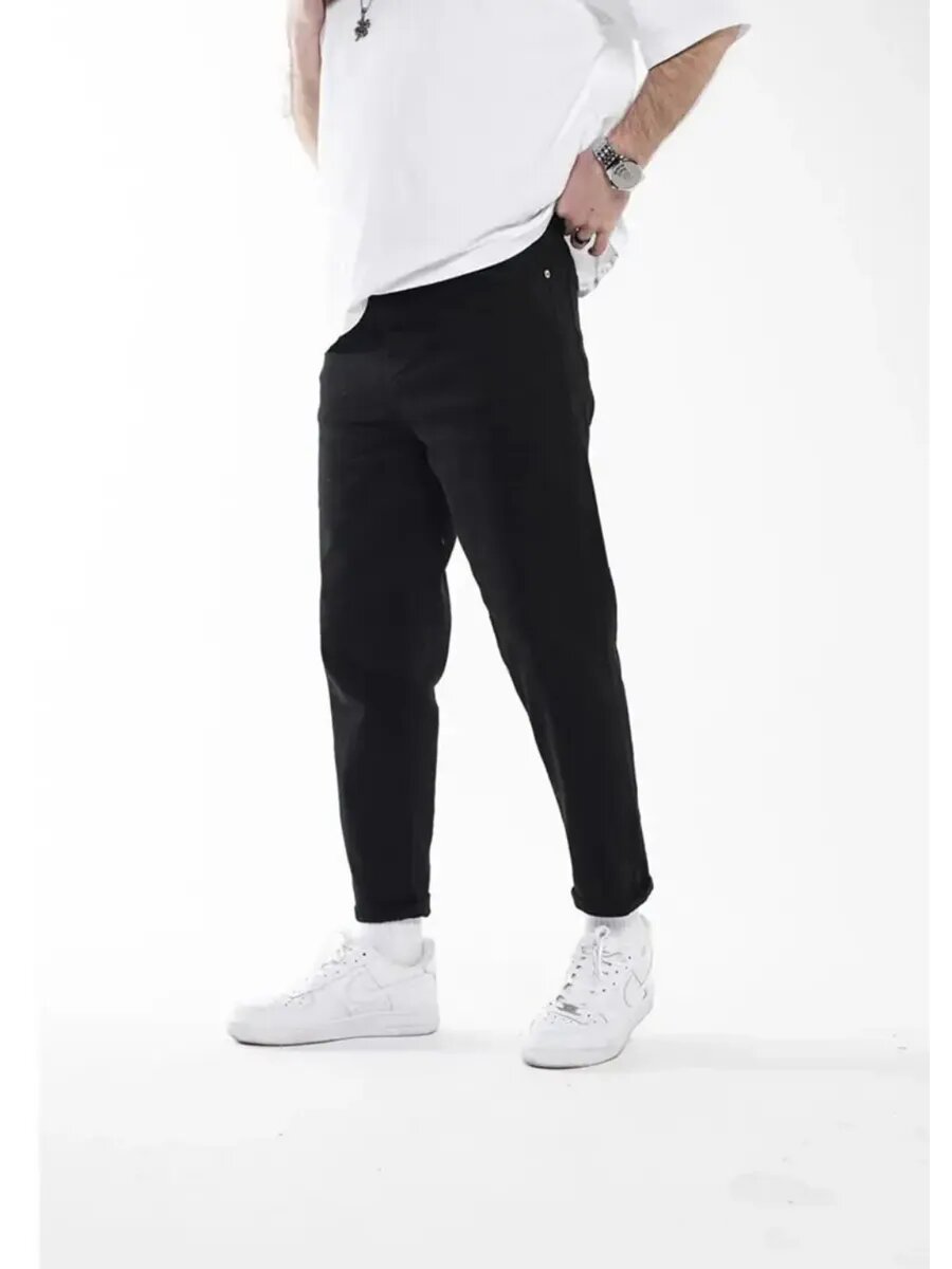 Джинсы бананы , размер 29, черный — фото 1