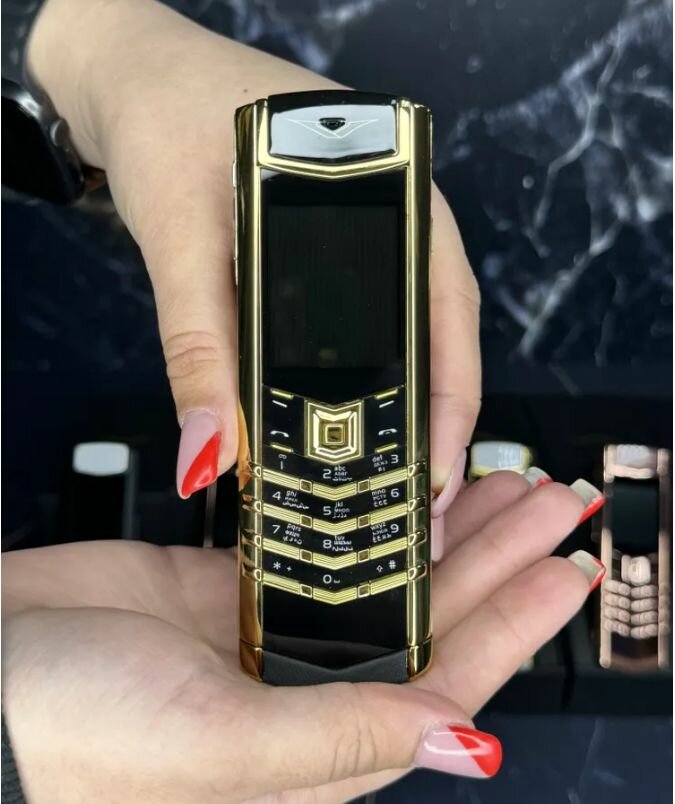 Мобильный телефон VERTU, V10, черный, золотой