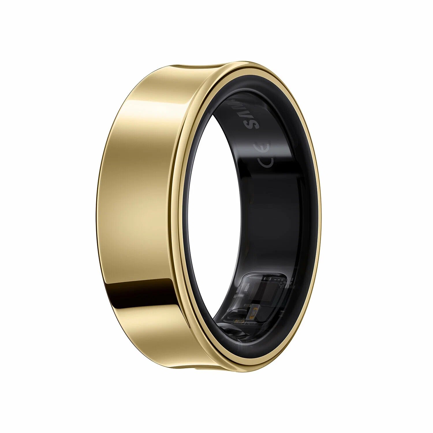 Умное Кольцо Samsung Galaxy Ring Titanium Gold, US10, акселерометр, ИК-датчик температуры, мониторинг пульса — фото 1
