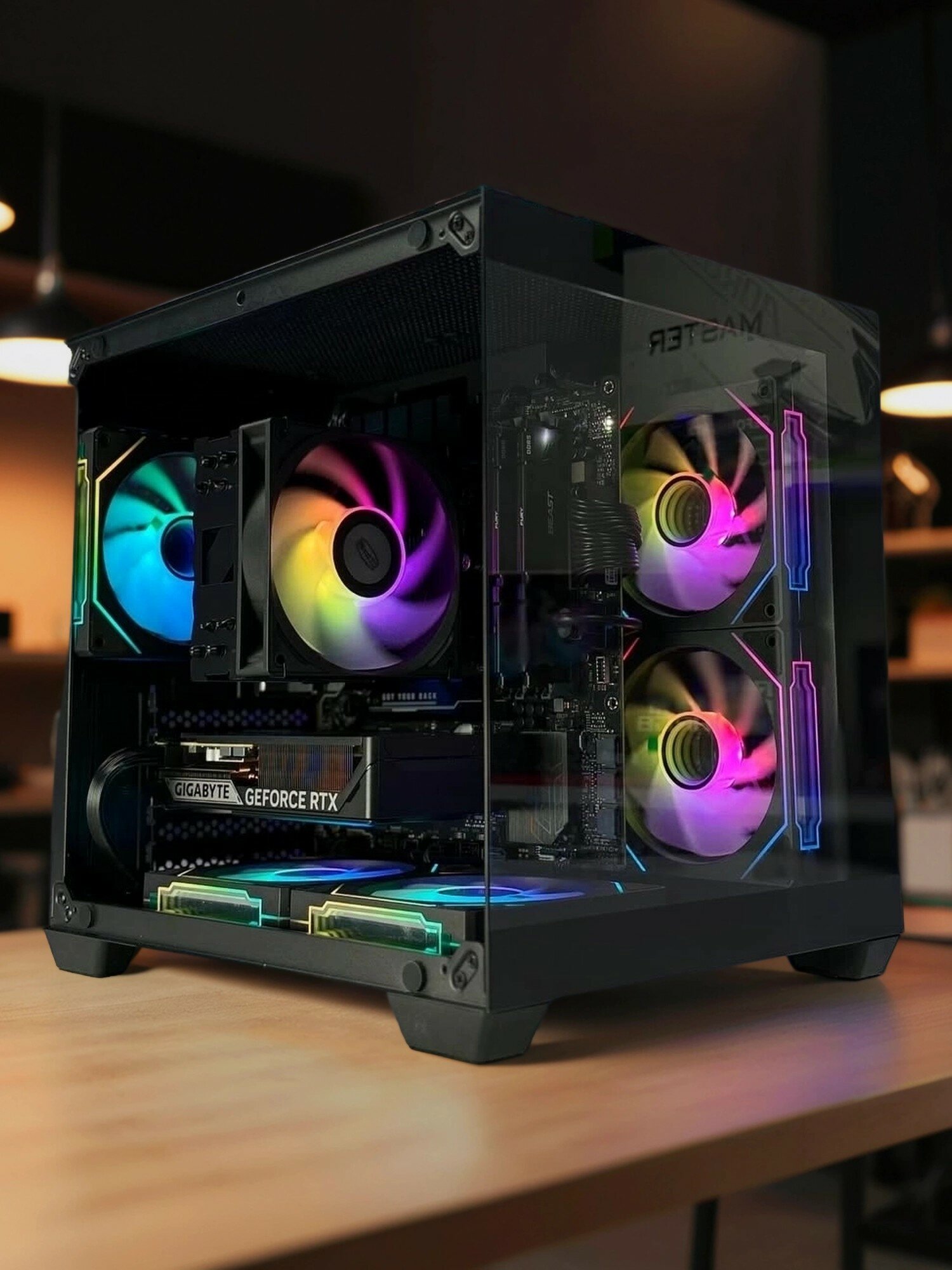 Игровой ПК ( Intel Core i5-14400F / NVIDIA GeForce RTX 5060 / 32 ГБ ОЗУ / 1 ТБ SSD M2 ) (игровой компьютер, системный блок)