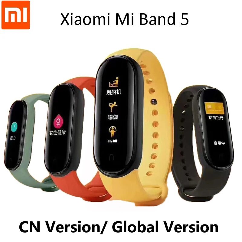 Картинки Xiaomi Mi Band 5 фитнес-трекер