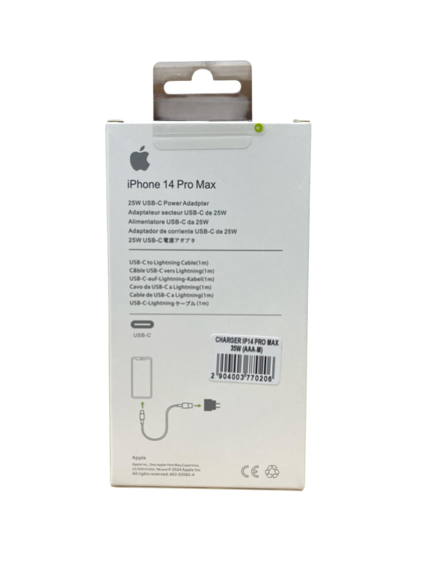 Сетевой адаптер 35 W USB-C, с кабелем, для iPhone, быстрая зарядка — фото 1