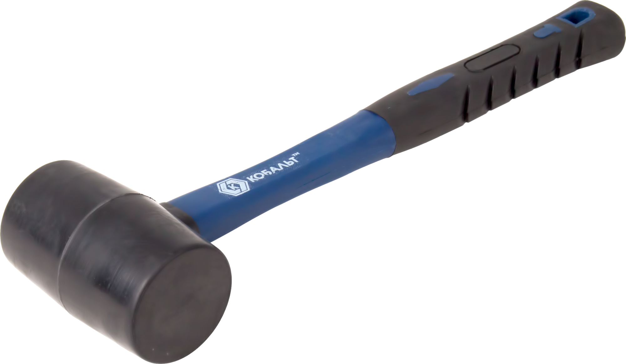 Киянка кобальт 225 г (45 мм) черная резина фибергласовая рукоятка