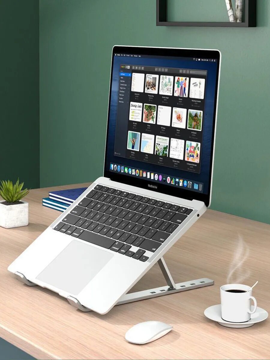 Подставки И Столики Для Ноутбуков Xiaomi Складная подставка для ноутбука, складная, настольная, для охлаждения и вентиляции