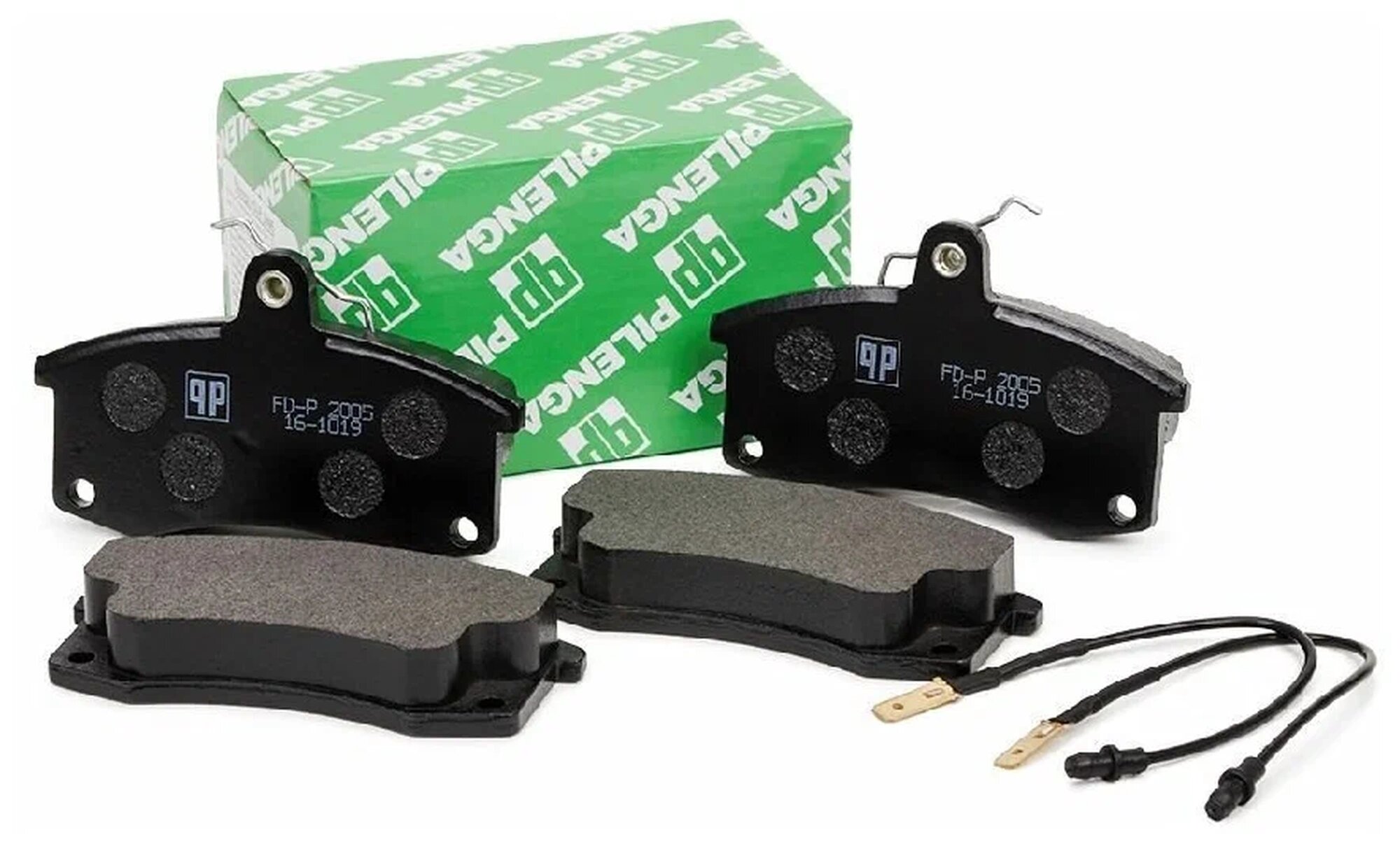 Тормозные колодки Pilenga FDP2005 для ВАЗ Datsun с датчиком износа передние 4 шт