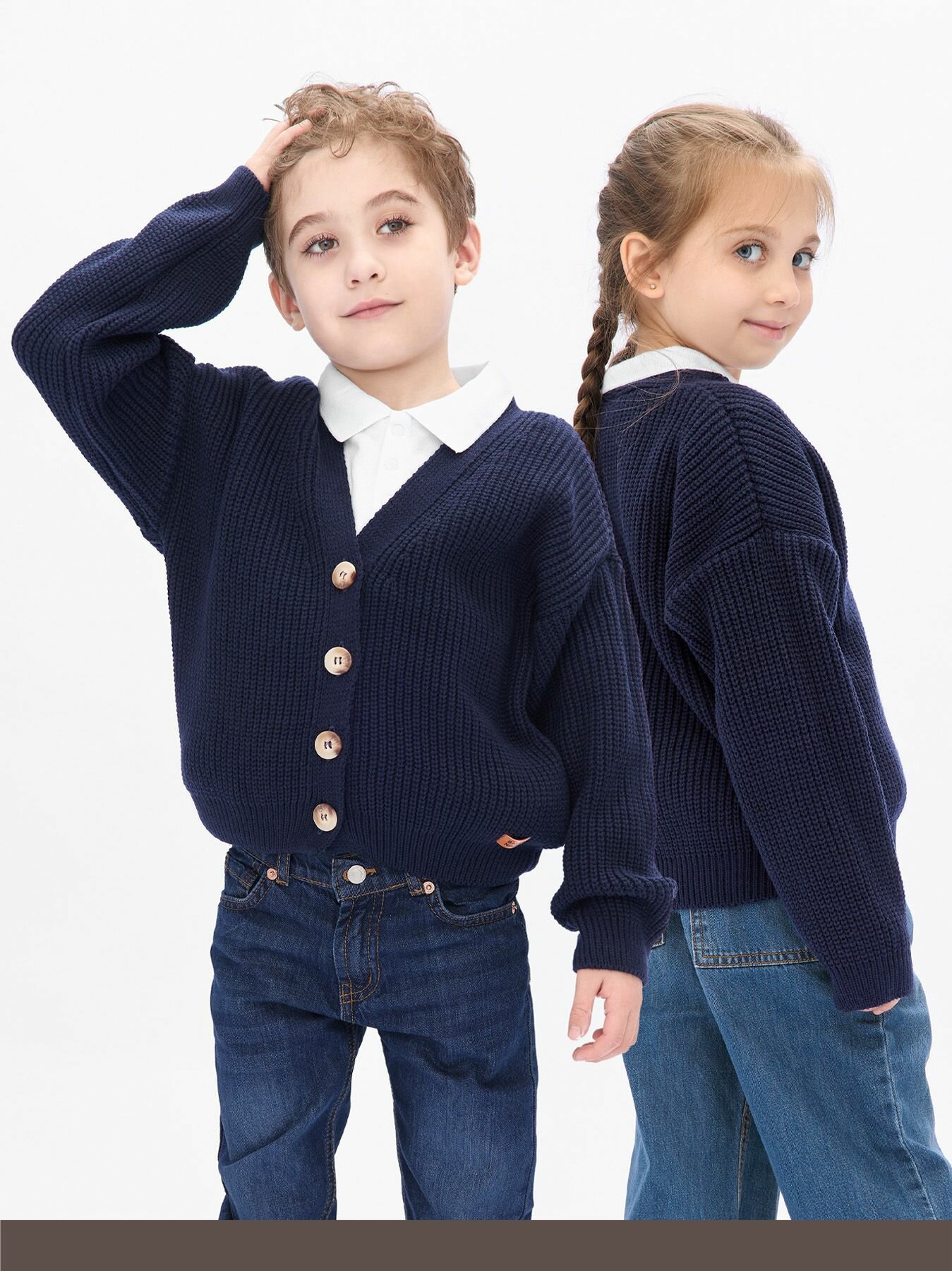 Кардиган Bossa Nova размер р.134 темно-синий