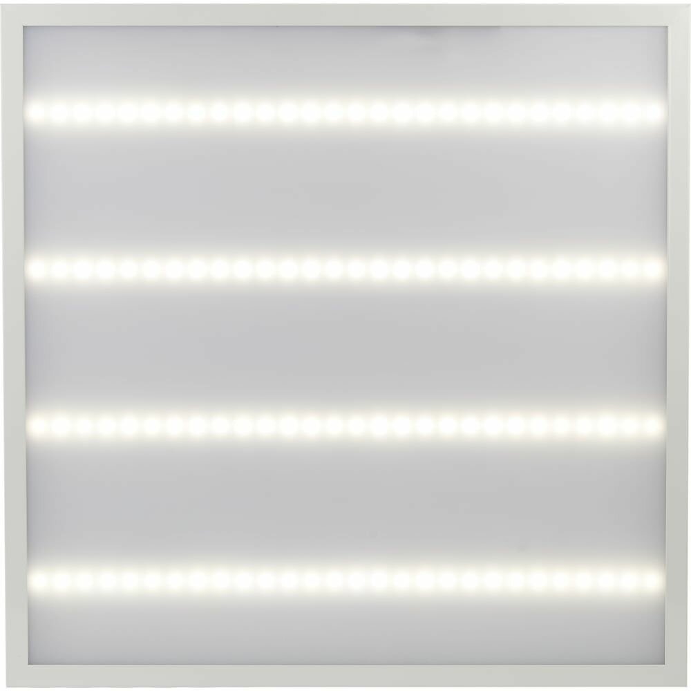 Светильник светодиодный SPO-6-36-4K-M (4) 36Вт 4000К IP40 3200лм 595х595х19 с драйвером панель матов. Эра Б0039319