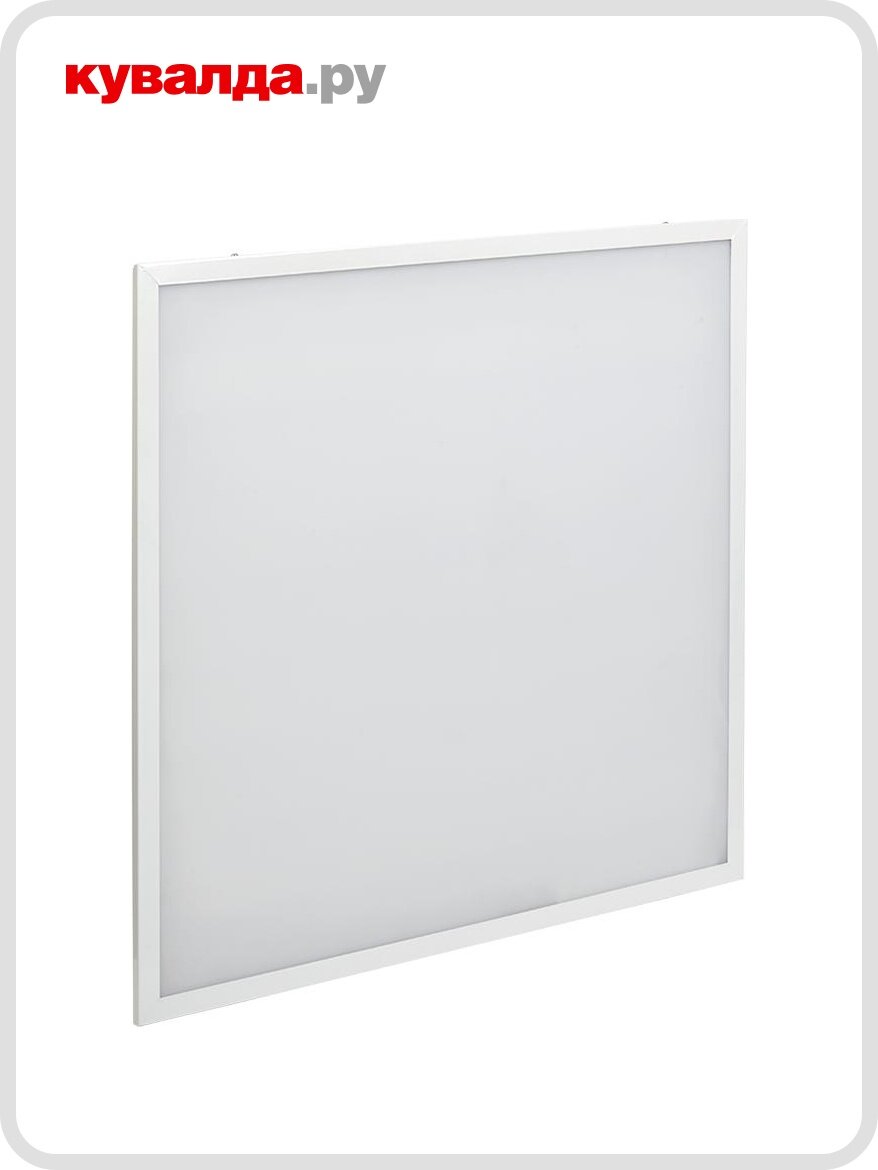 Потолочная светодиодная панель IEK ДВО 6561-О 4000К 36Вт Опал