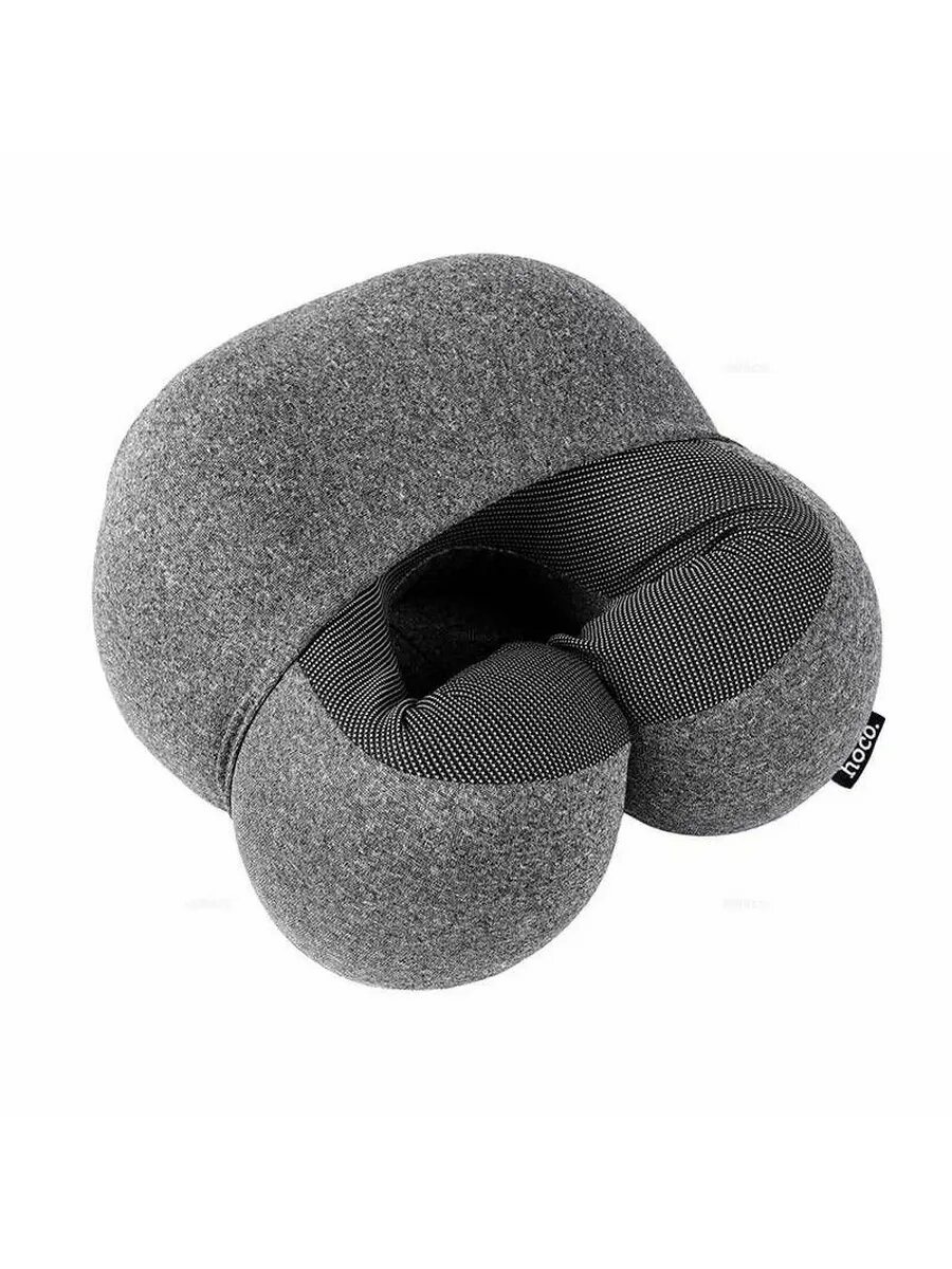 Подушка для шеи hoco., 1 шт., серый — фото 1
