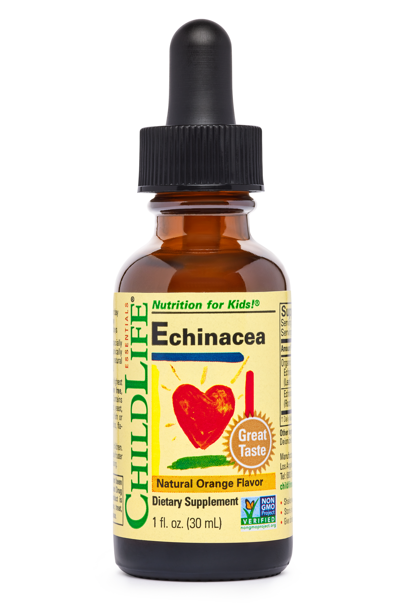 Childlife Essentials Эхинацея (Echinacea) для детей для укрепления иммунитета и от простуды, 30 мл.