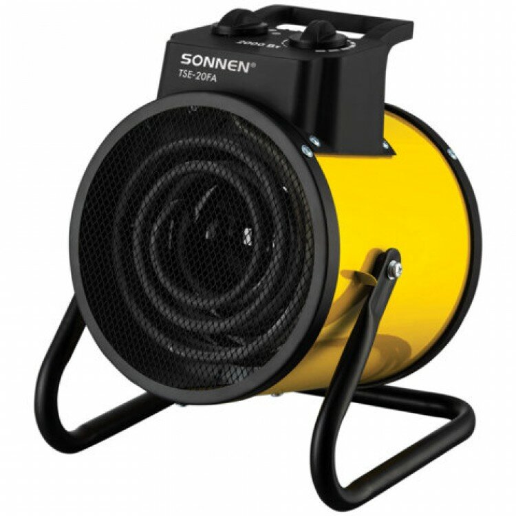 Тепловая пушка SONNEN TSE-20FA 2000 Вт ТЭН/спиральный нагревательный элемент 2 режима 456207