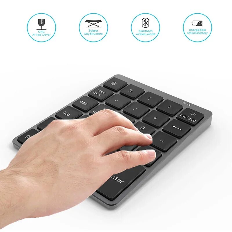 Механическая мини-клавиатура Mini Numpad, Черный