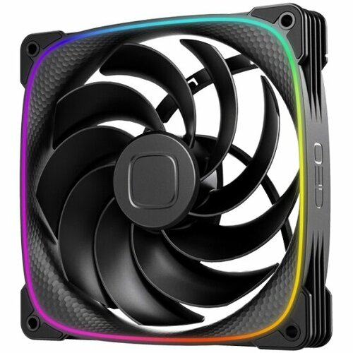 Вентилятор Geometric Future Squama 2503RB-14 Reverse Black / 140mm, PWM, 2100 RPM, 71.80 CFM, 34.0 dBA, 5V ARGB / 1F2503R114000
