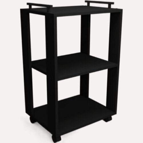 Изображение товара Тележка косметологическая на колесиках Mass Life Альфа Черный