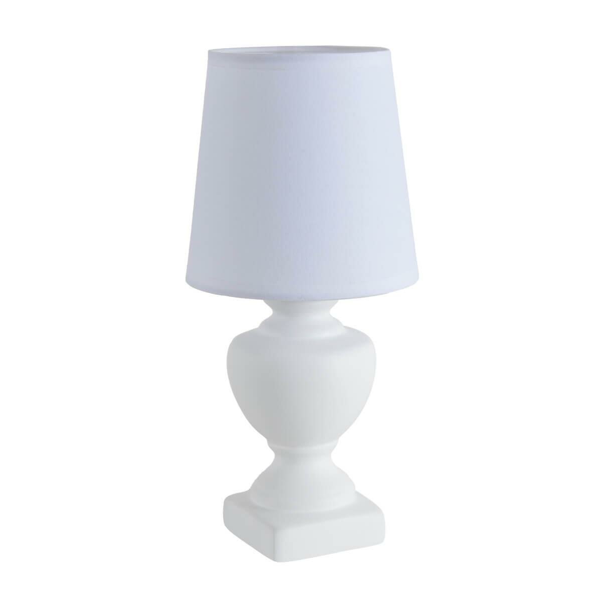 Настольная лампа Lumion Classi Bianka 8163/1T цвет Белый/Белый материал Керамика/Текстиль