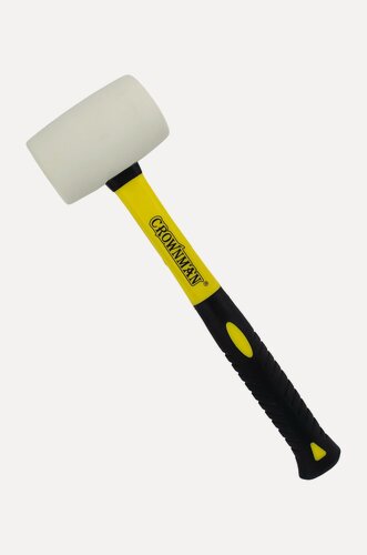 Изображение товара Киянка Crownman 0364124, для плиточника, обрезиненная ручка, 680г