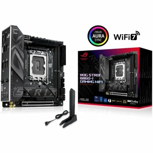 Материнская плата Asus ROG STRIX B860-I GAMING WIFI LGA1851 Mini-ITX 38910₽