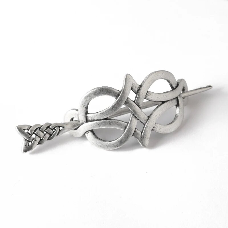Шпилька для волос Celtic Knot, металл 19silver